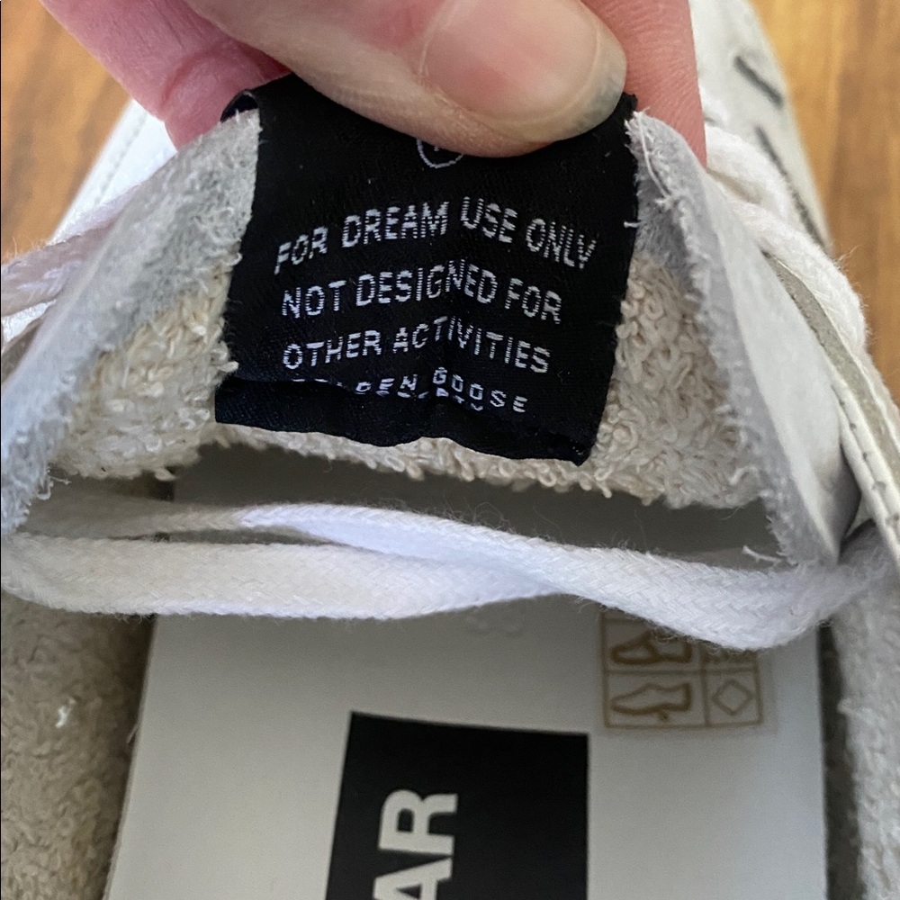 BNWT Golden Goose Superstar Sneakers white/olive green/silver - Picture 13 of 16